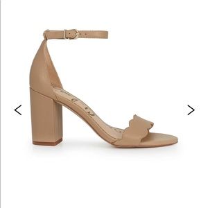 Sam Edelman Odila Nude Leather Heels